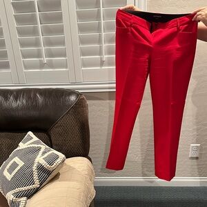 Express Men's Bold Red Dress Pants